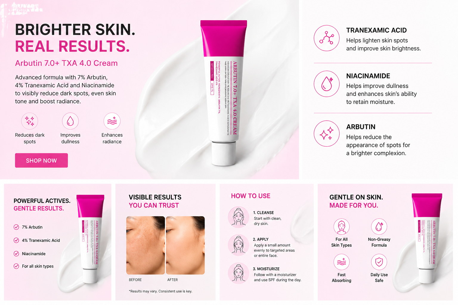 Arbutin Niacinamide Cream